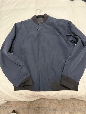Banana Republic Men's Dark Blue Bomber Jacket